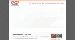 Desktop Screenshot of crccfund.org