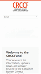 Mobile Screenshot of crccfund.org